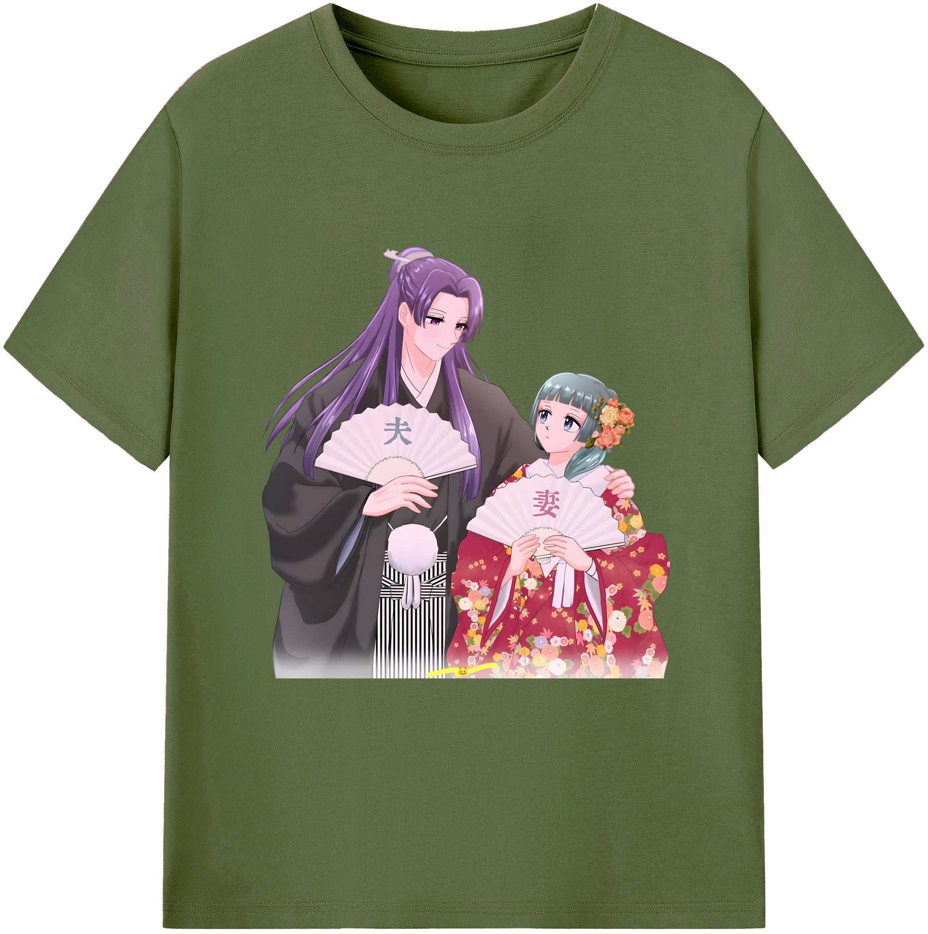 （画像用） 薬屋のひとりごと The Apothecary Diaries 綿100％半袖Tシャツ（フロントプリント）